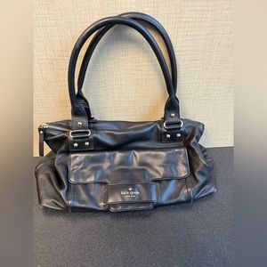 Kate Spade Black Leather Satchel